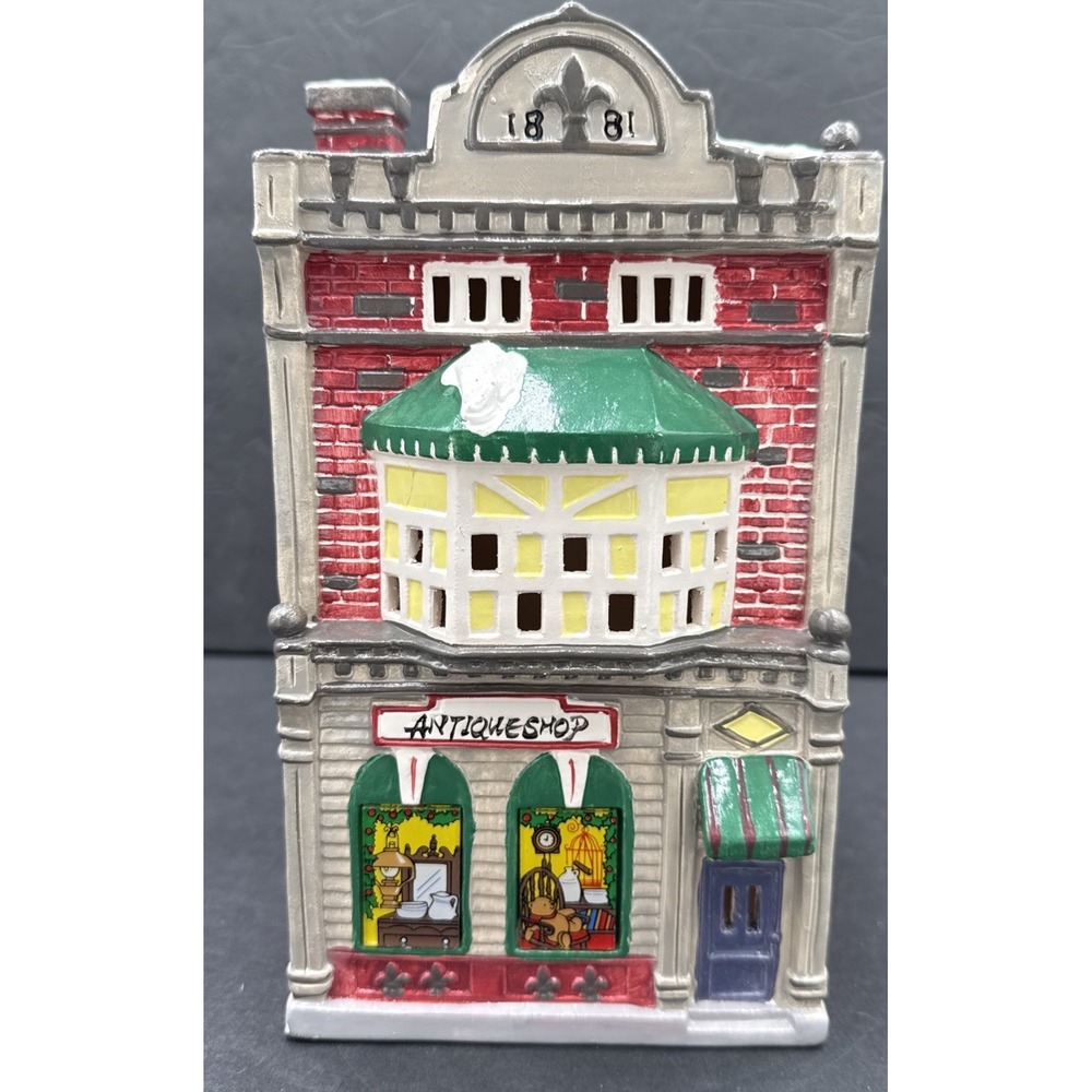 Department 56 Snow Village Christmas Village-‎ Antique Shop Has Damage Read